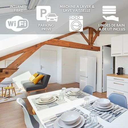 Minuit A Paris - Wifi Fibre/Linge/Parking Apartment Châteaubriant Exterior photo